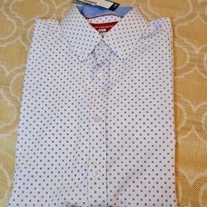 NWT Report Collection Stitch Fix 4 Way Performance Short Sleeve Sport Shirt Sz M